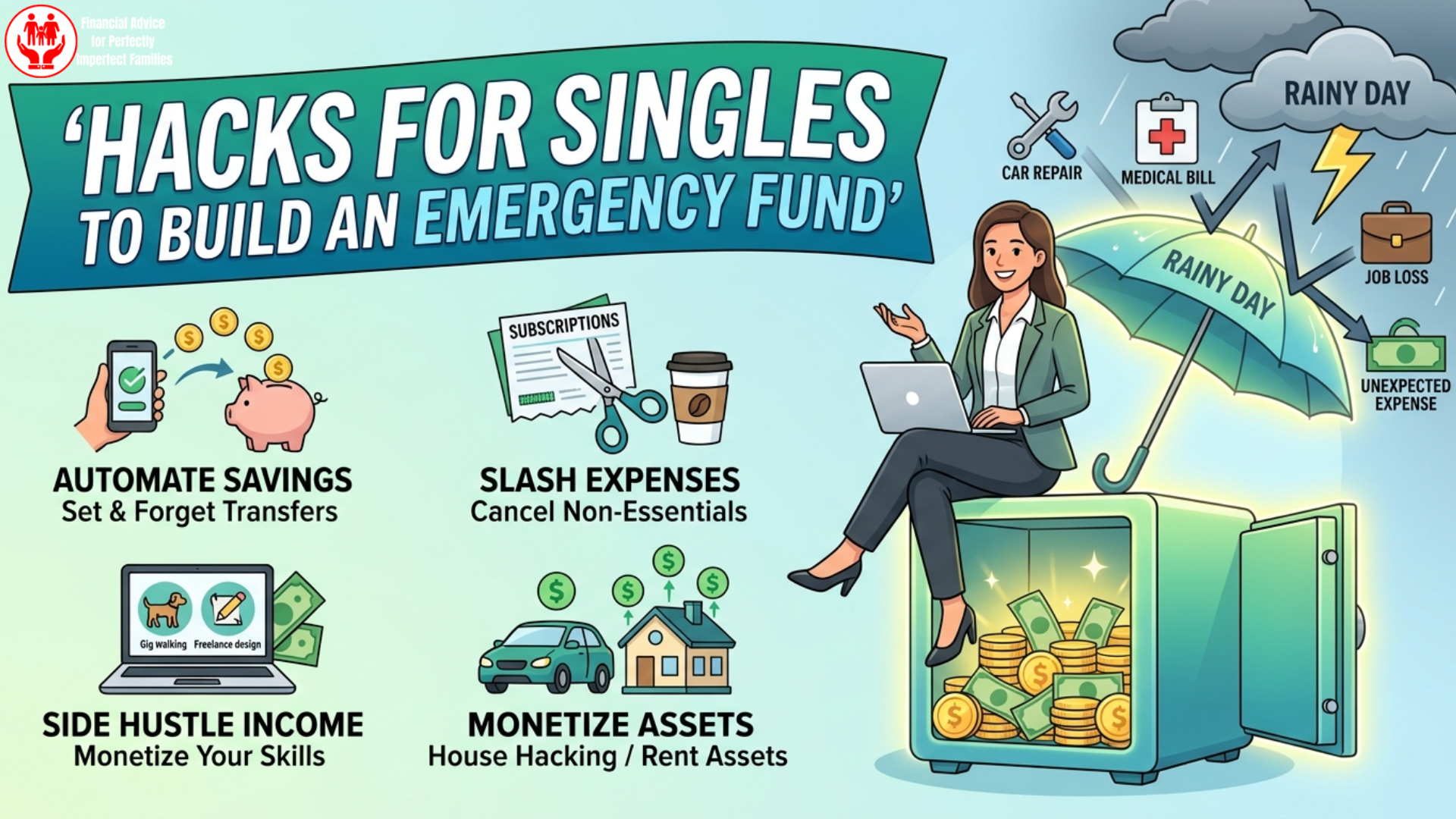 Hacks for Singles to Build an Emergency Fund for Unexpected Expenses